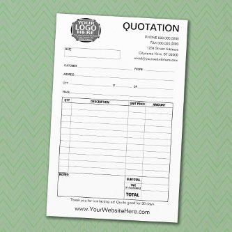 Form - Business Quotation or Invoice