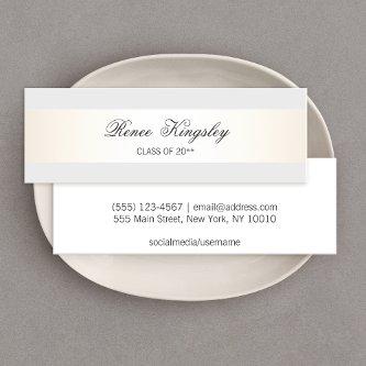 Formal Elegant Graduation Name Card Enclosure