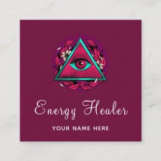 Fortune Teller Psychic Esoteric All Seeing Eye     Square