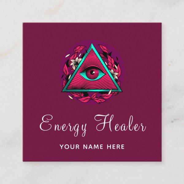 Fortune Teller Psychic Esoteric All Seeing Eye     Square