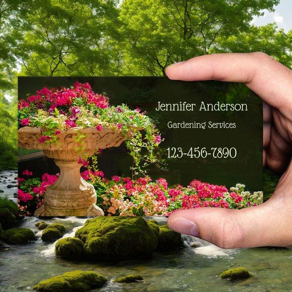 Fountain of Flowers Gardening
