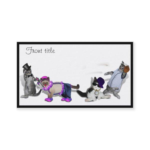 Four Kittens At Play