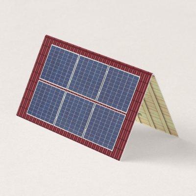 Four-Sided Roofing Rooftop Solar Energy Red Roof