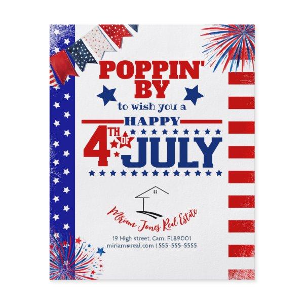 Fourth of July Pop by Tags Real estate poppin by Flyer