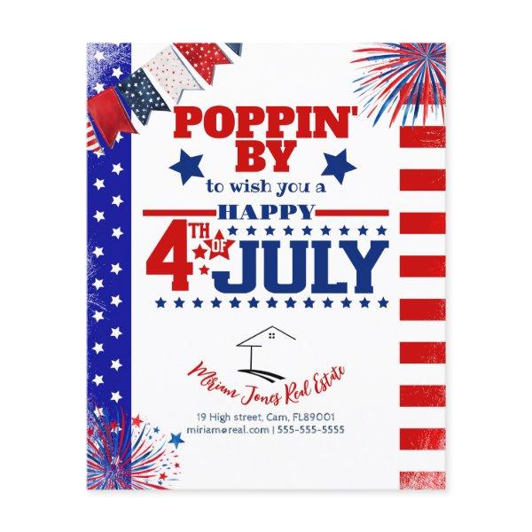 Fourth of July Pop by Tags Real estate poppin by Flyer