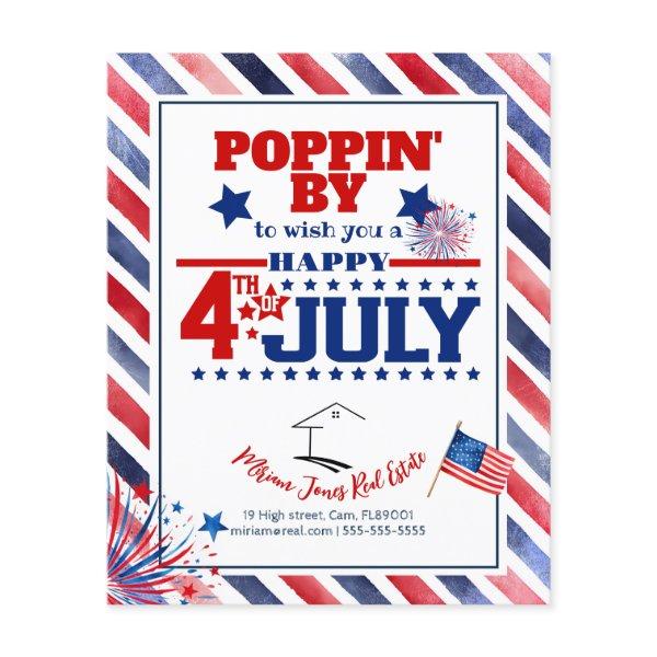 Fourth of July Pop by Tags Real estate poppin by Flyer