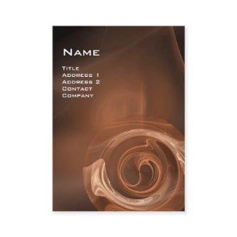 FRACTAL ROSE 4 MONOGRAM brown white