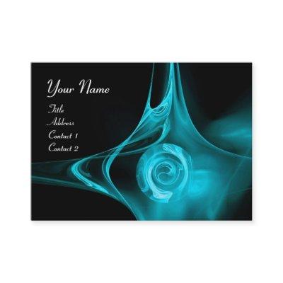 FRACTAL ROSE ABSTRACT SWIRLS purple blue black
