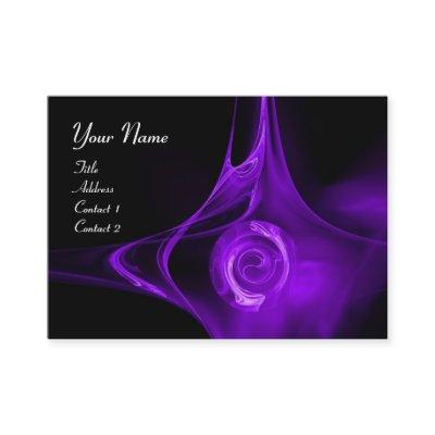 FRACTAL ROSE , ABSTRACT SWIRLS purple violet black