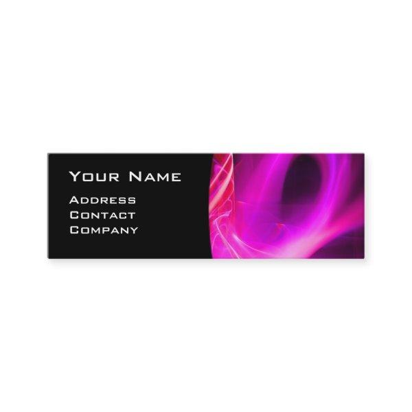 FRACTAL SWIRL GEM MONOGRAM black white pink Mini