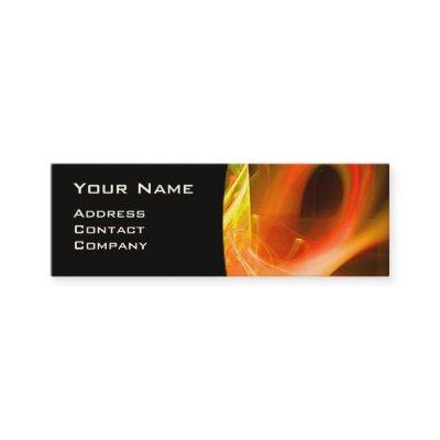 FRACTAL SWIRL GEM MONOGRAM black white yellow Mini