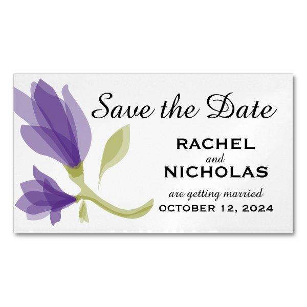 Fragrant Freesia Petals | Save the Date  Magnet