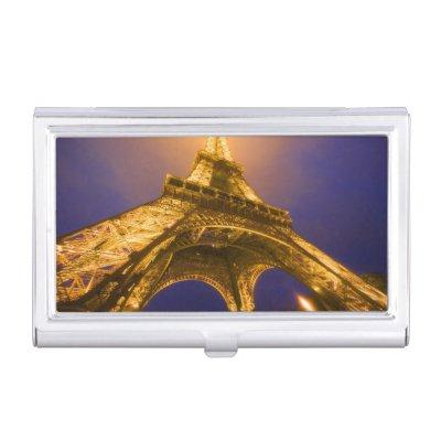 France, Paris. Looking up from base of Eiffel  Case