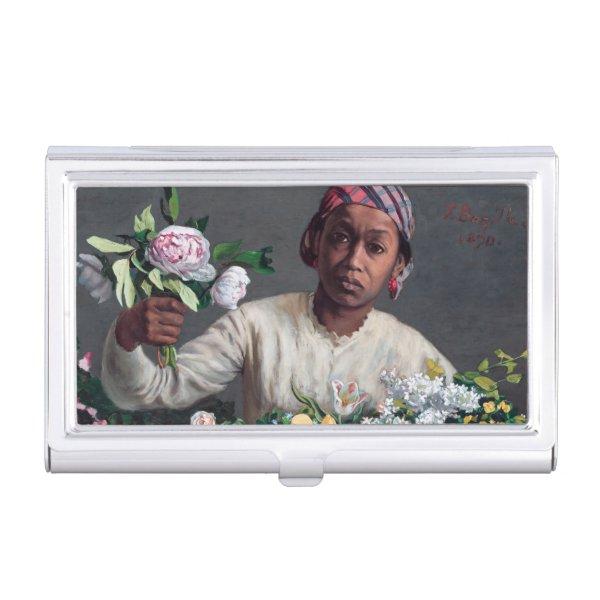 Frederic Bazille - Young Woman with Peonies  Case