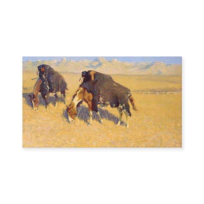 Frederic Remington - Indians Simulating Buffalo