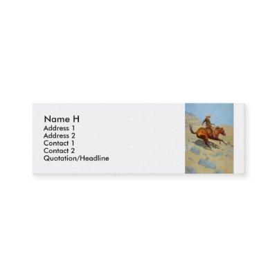 Frederic Remington's The Cowboy (1902) Mini