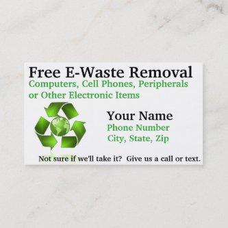 Free E-Waste Removal
