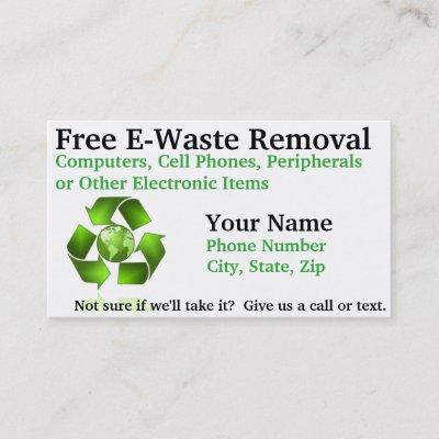 Free E-Waste Removal