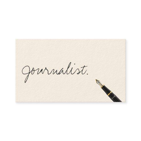 Free Handwriting Script Journalist