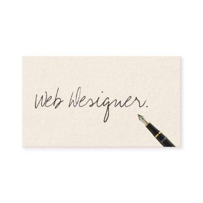 Free Handwriting Script Web Design