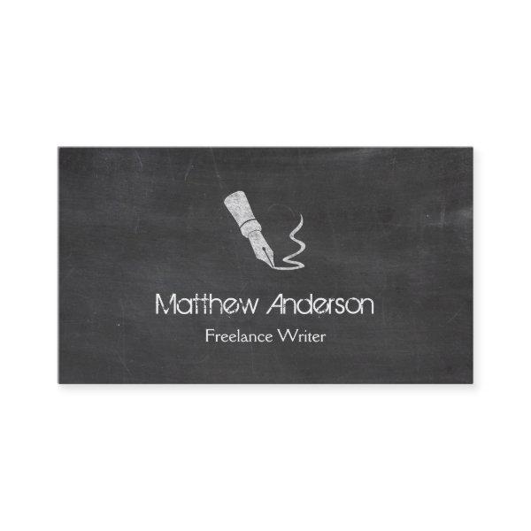 Freelance Writer - Blackboard Chalkboard Look