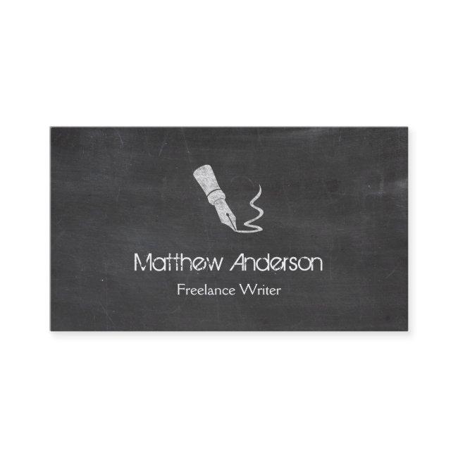 Freelance Writer - Blackboard Chalkboard Look