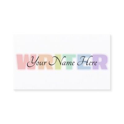 Freelance WRITER Colorful Skills