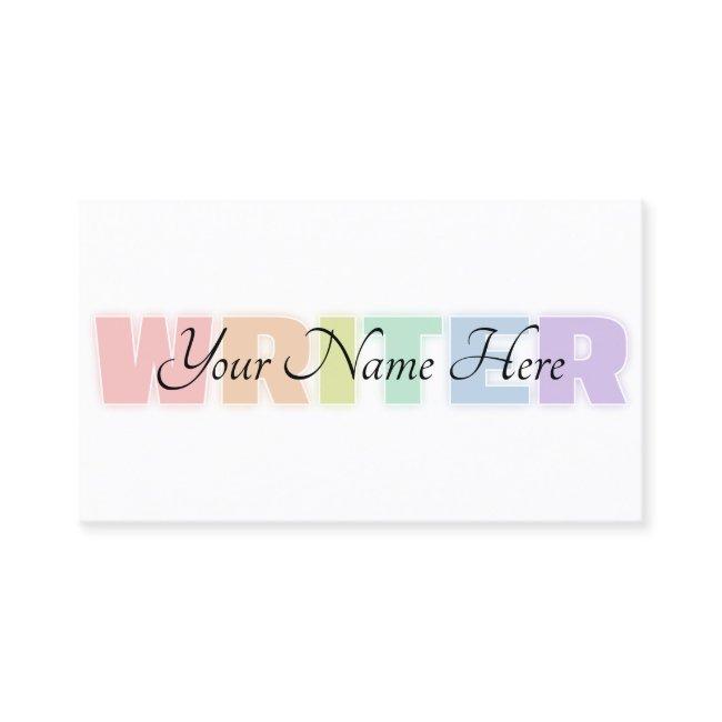 Freelance WRITER Colorful Skills