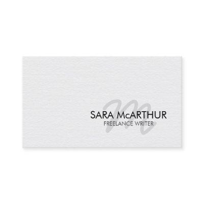 Freelance Writer Monogram