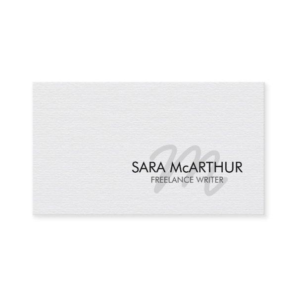 Freelance Writer Monogram