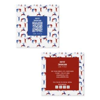 Freestyle Greco Roman Wrestling Pattern Square