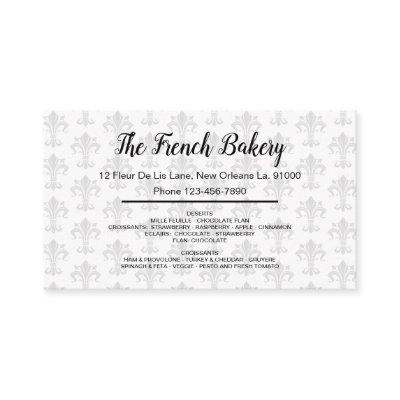 French Bakery Fleur De List Theme