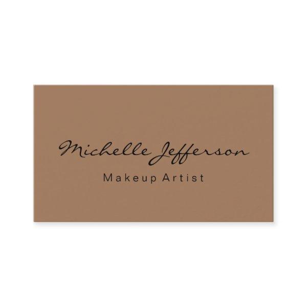 French Beige Makeup Artist Script