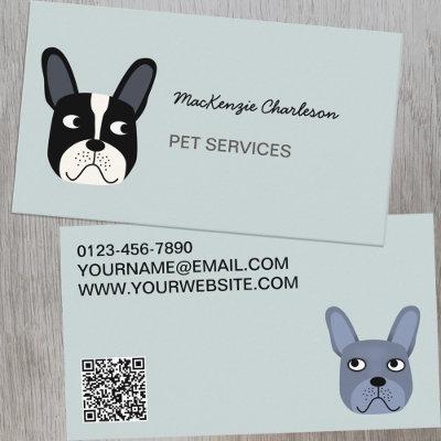 French Bulldog Pet Services QR Code