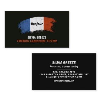 French Flag Design, French Language Tutor, Teacher