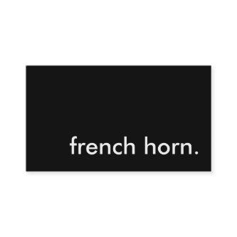 french horn.