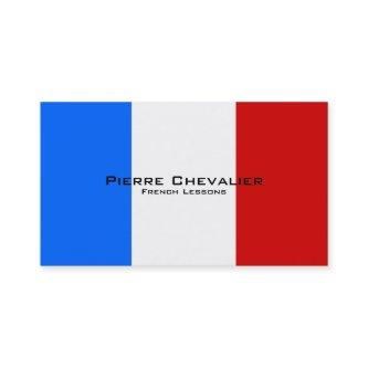 French Lessons / French Teacher / Flag of France