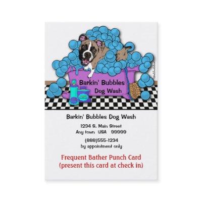 Frequent Bather Punch Card For Grooming Shop