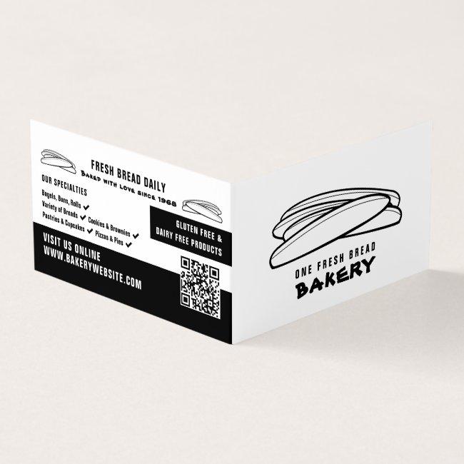 Fresh Baguettes, Bakers, Bakery Store Detailed