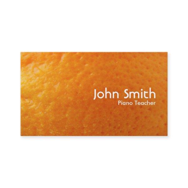 Fresh Orange Piano Teacher