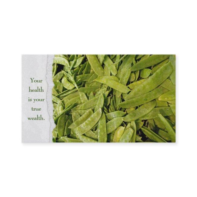 fresh snow peas