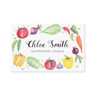 Fresh Watercolor Vegetables