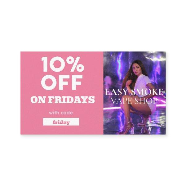 Friday Discount Code Special Vape Shop