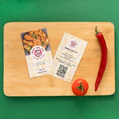 Fried Chicken Business | Modern Bright Barcode