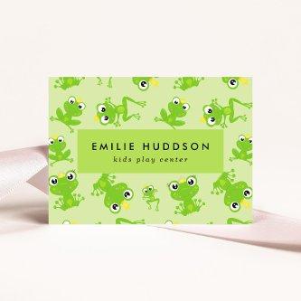 Frog Pattern, Kids Play Center, Activity Center