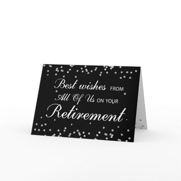 From All Of Us, Retirement Congratulations Black C Card