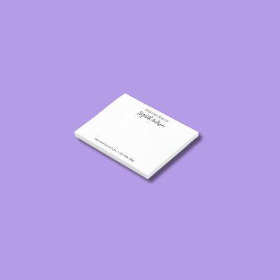From the Desk of Black and White Script Your Name Post-it Notes