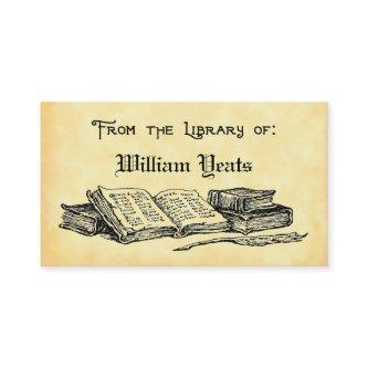 From the Library of Books and Quill Bookplate