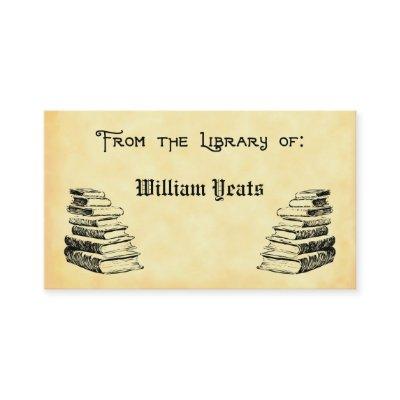 From the Library of Vintage Books Bookplate