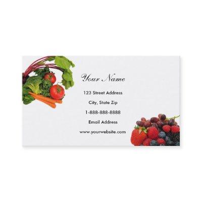 Fruit and Vegetable